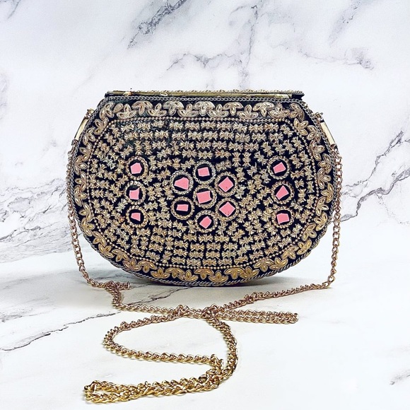 RAMLA Mosaic Beverly Hills Clutch Bag - Picture 6 of 8